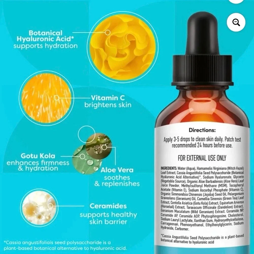TruSkin Hyaluronic Acid Facial Serum + Fortify Barrier Cream Bundle | NEW Sealed